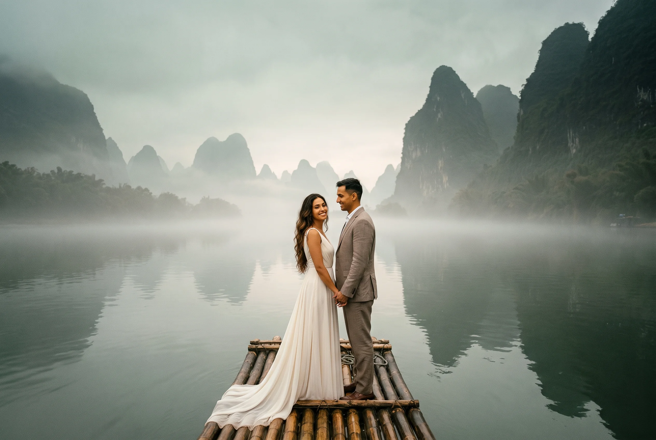 China wedding portrait — guilin