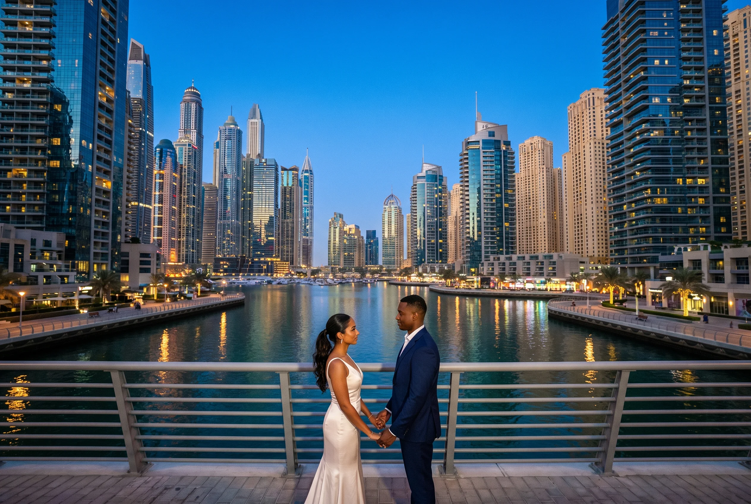 Dubai wedding portrait