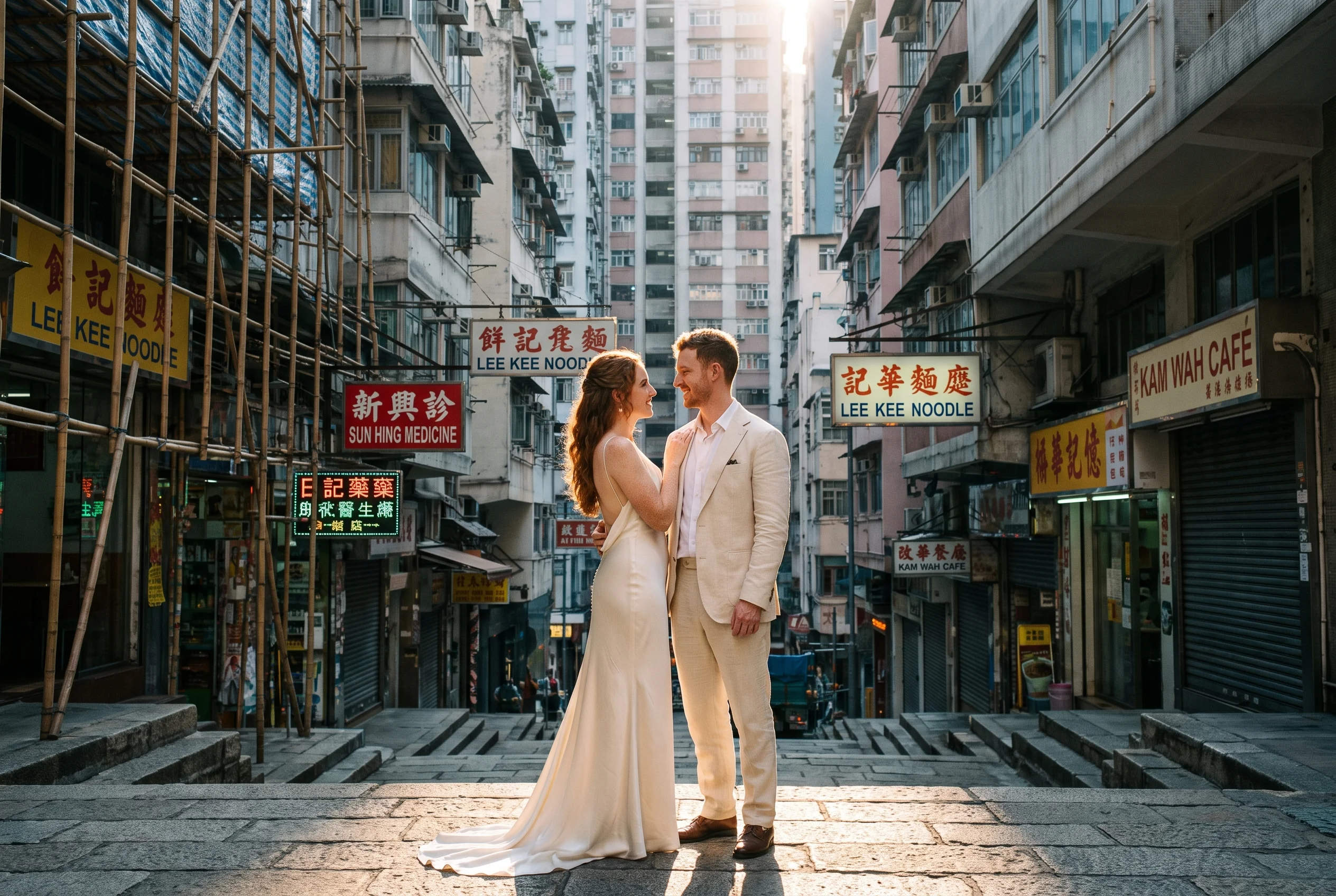 Hongkong wedding portrait — midlevels