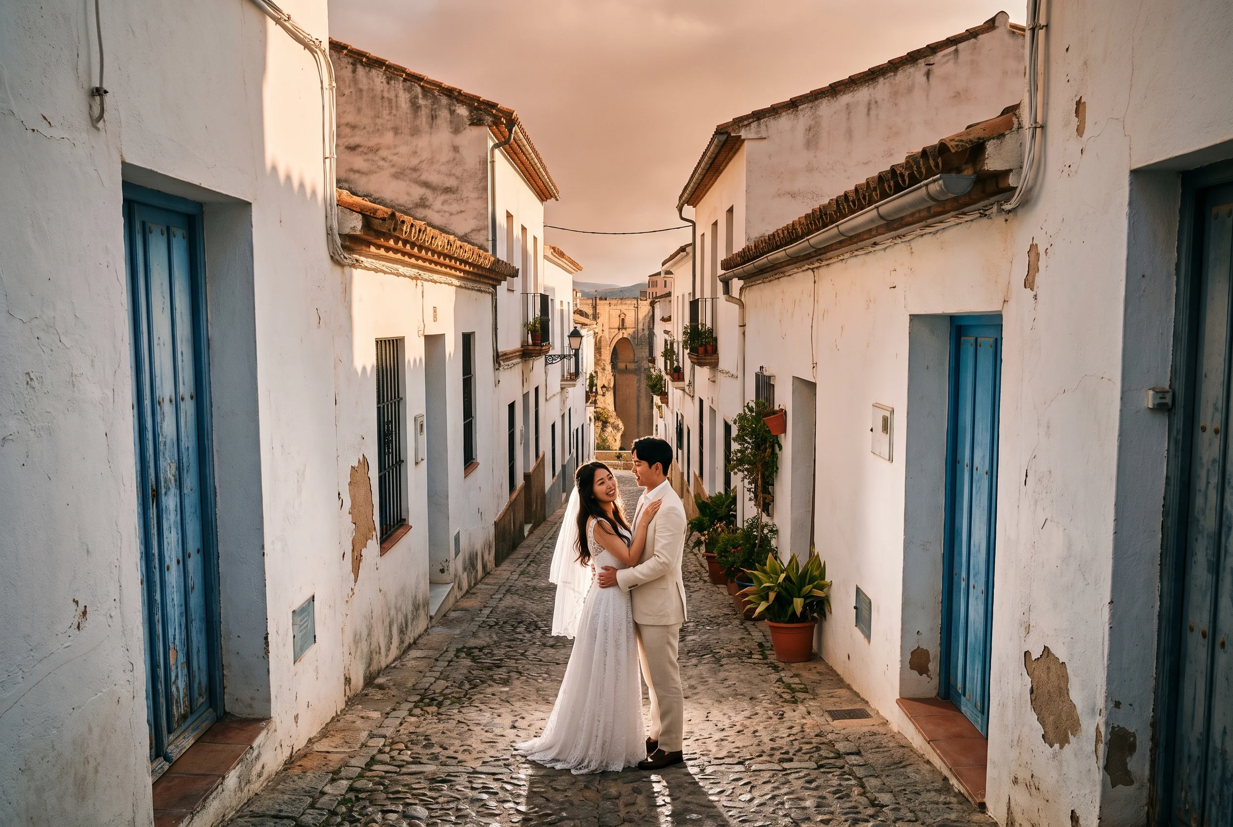 Spain wedding portrait