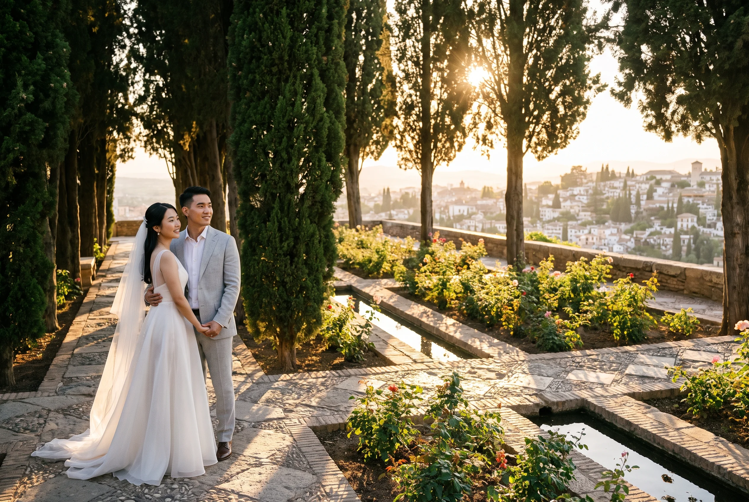 Spain wedding portrait