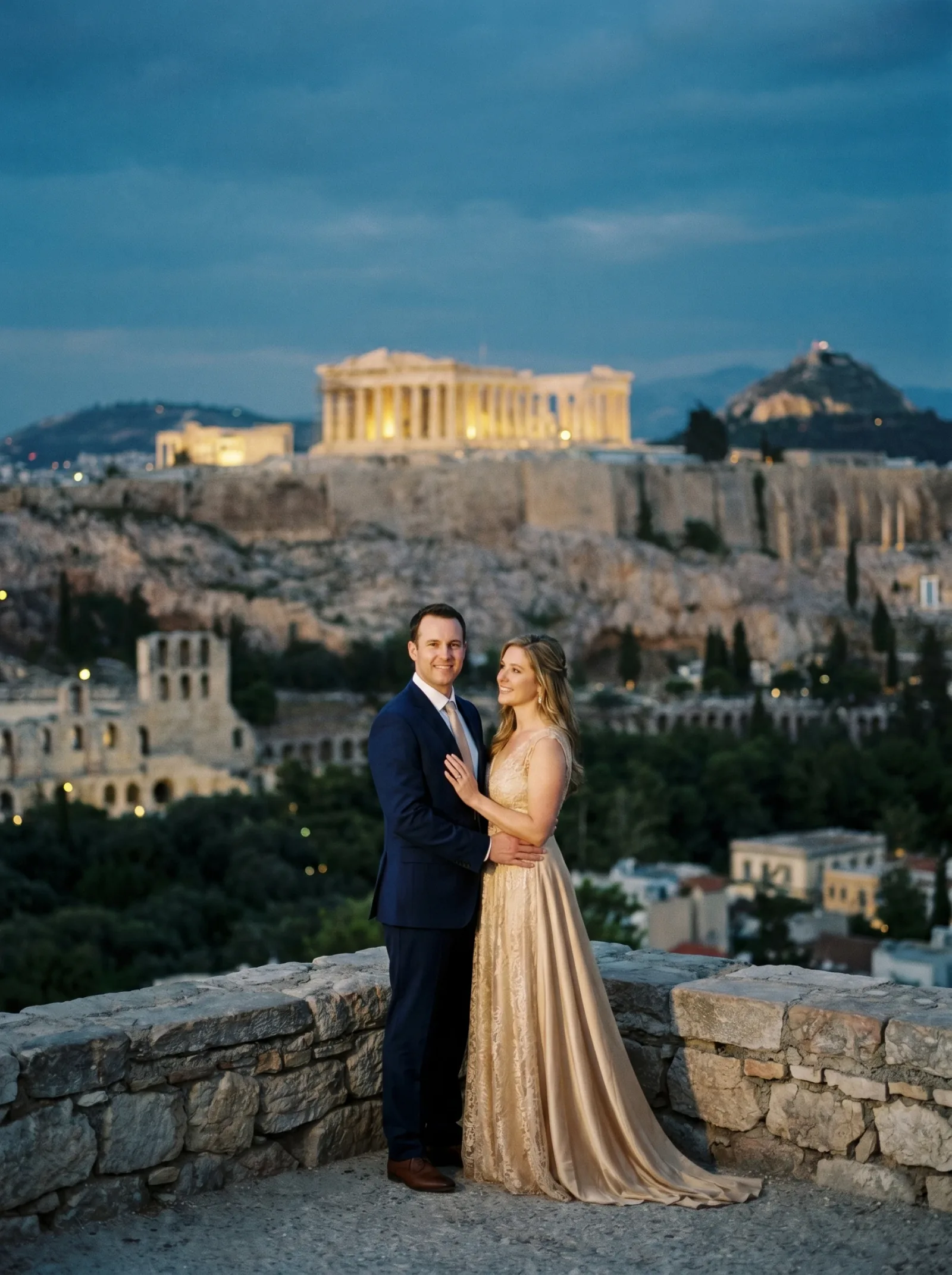Athens Acropolis at dusk