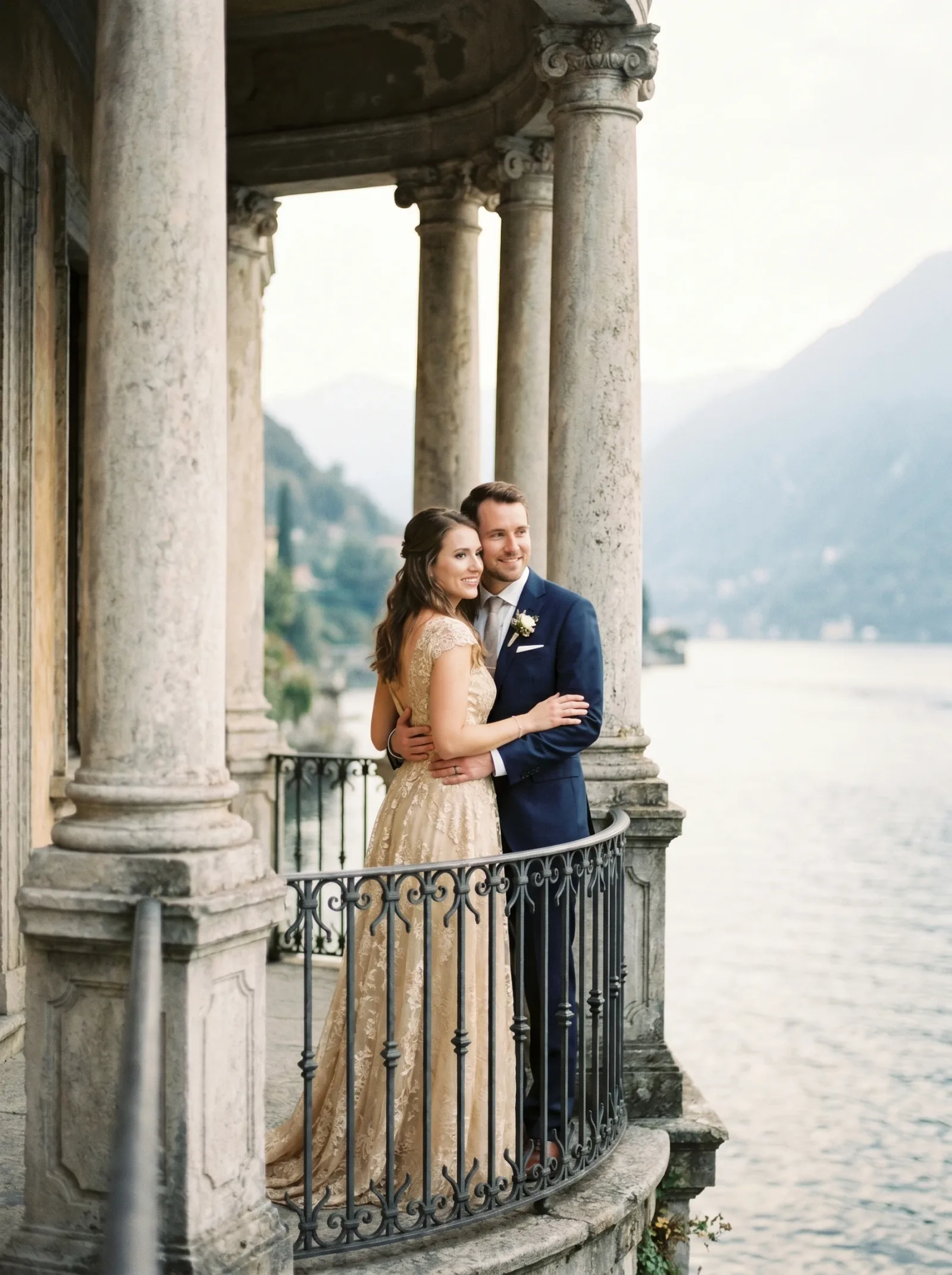 Lake Como villa terrace