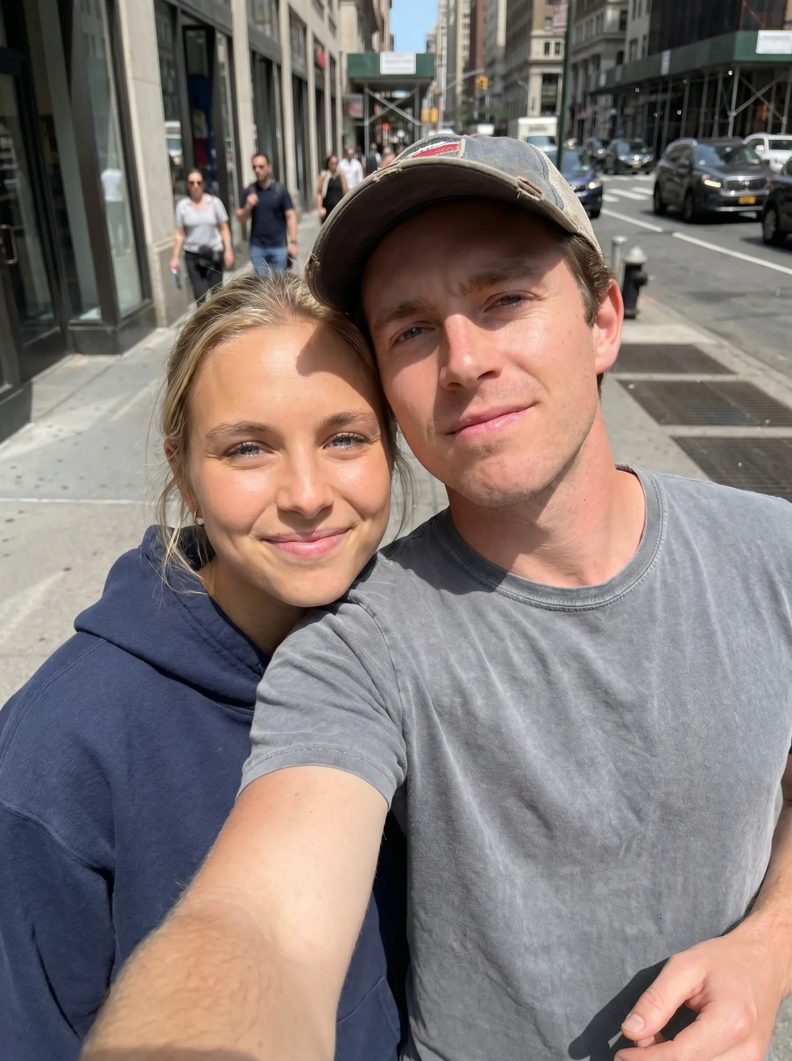 American couple in Kyoto — original selfie