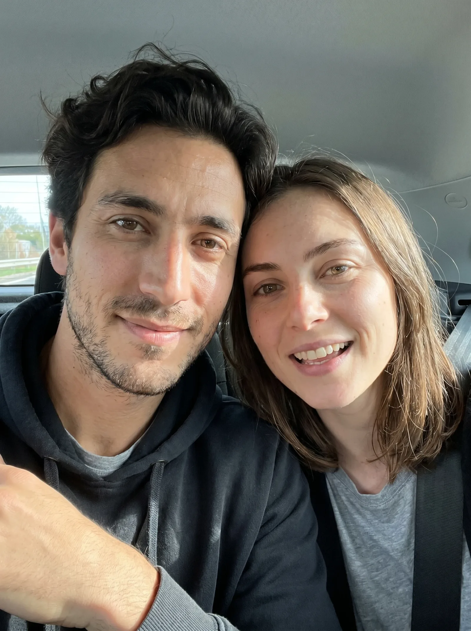 European couple in Bali — original selfie